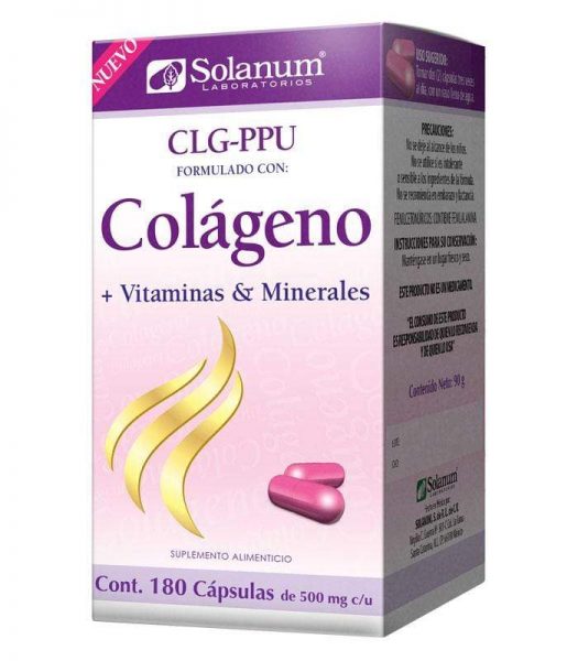 Colágeno + Vitaminas y Minerales CLG-PPU 180